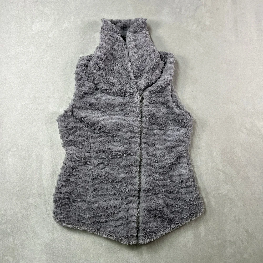 Patagonia Pelage Vest Womens S Gray Full Zip Fleece Cozy High Pile Outdoor - Picture 1 of 7